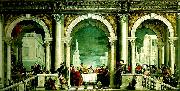 Paolo  Veronese feast in the house of levi Spain oil painting artist
